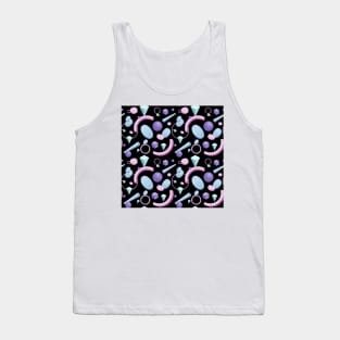 3D Shapes Background 4 Tank Top